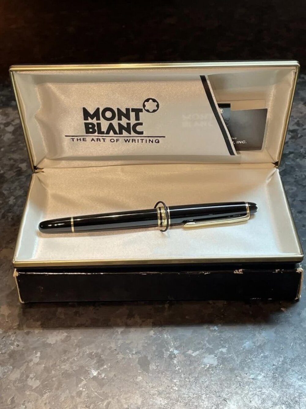 Vintage Montblanc Meisterstück 144 Fountain Pen W. Germany NOS Original Box
